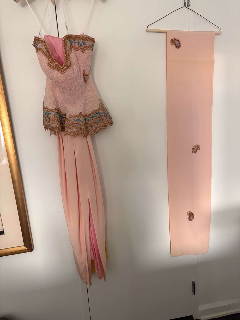 Custom Made Hand Beaded Gown.
